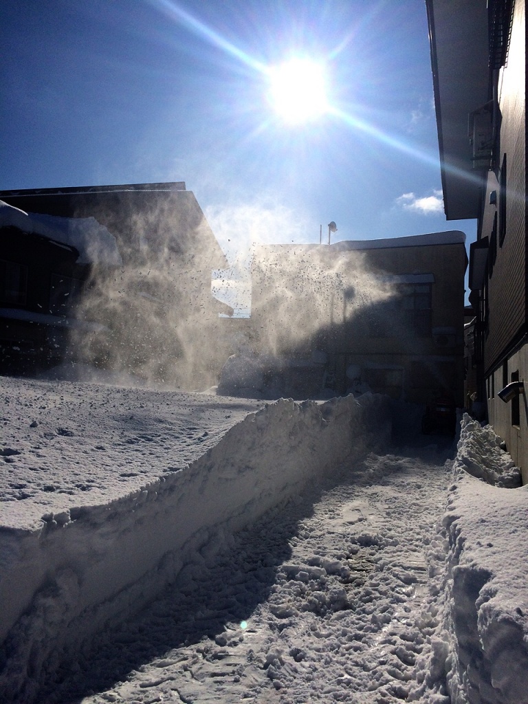 本日、除雪日和なり